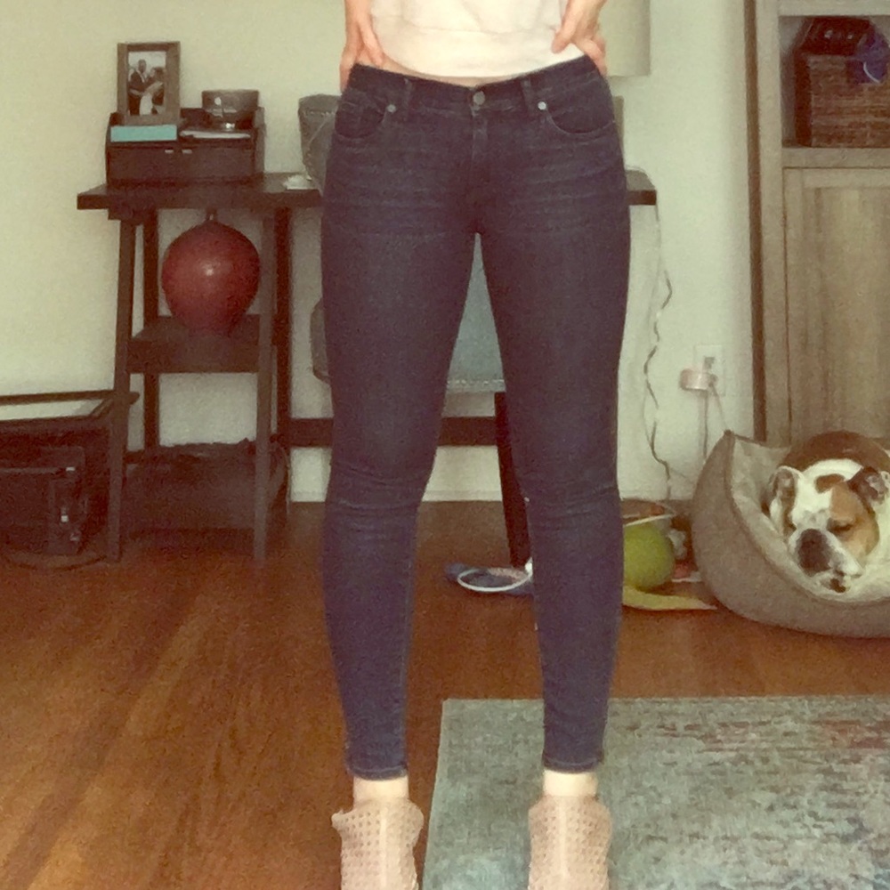 Madewell Skinny Skinny Ankle Zip Jean
